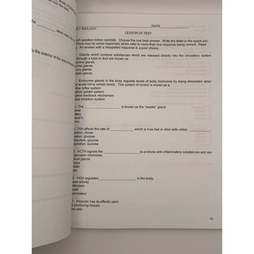 Friendly Biology Secular Version Homeschool Science Textbook Workbook Tests Joey